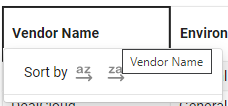 Sort Table
